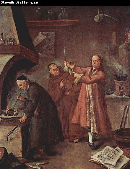 Pietro Longhi Die Alchemisten